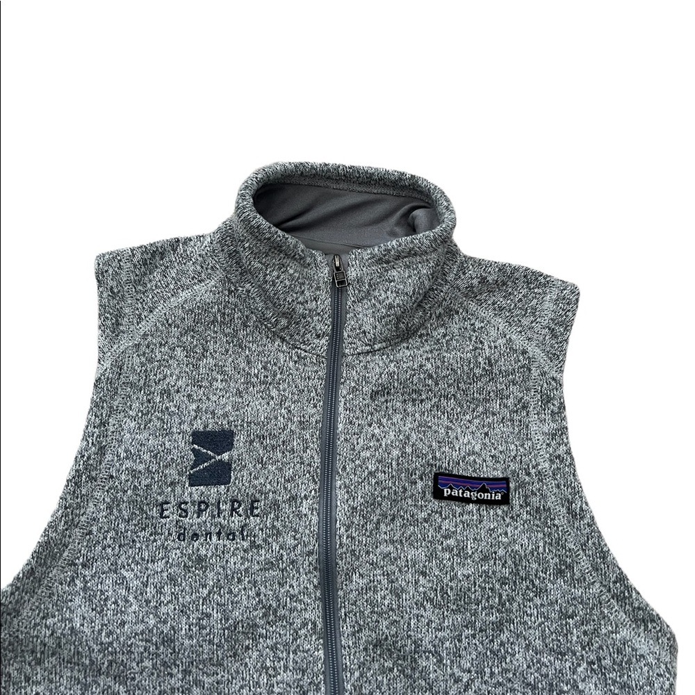 SOLD Patagonia Better Sweater Gray Zip Vest - Picture 3 of 7